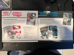 Black Bolt and White Flare POKEMON CENTER ETB Elite Trainer Box SEALED SET - Image 2