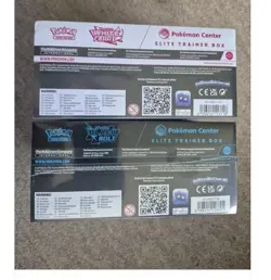 Pokemon Black Bolt and White Flare Pokemon Center ETB Sealed Elite Trainer Boxes - Image 4