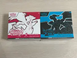 Black Bolt and White Flare POKEMON CENTER ETB Elite Trainer Box SEALED SET - Image 1