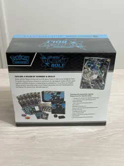 Black Bolt and White Flare POKEMON CENTER ETB Elite Trainer Box SEALED SET - Image 5