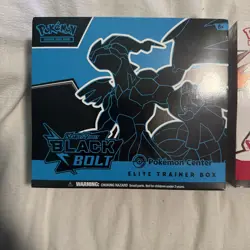 Black Bolt and White Flare POKEMON CENTER ETB Elite Trainer Box SEALED - Image 2