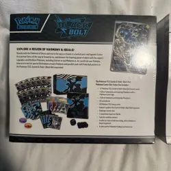 Black Bolt and White Flare POKEMON CENTER ETB Elite Trainer Box SEALED - Image 5
