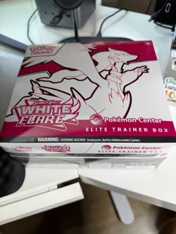Black Bolt and White Flare POKEMON CENTER ETB Elite Trainer Box SEALED SET - Image 2