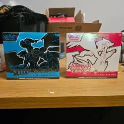 Pokemon Center Black Bolt And White Flare Etb Fully Sealed Mint Condition - Image 1