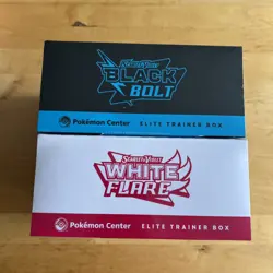 Pokemon Center Black Bolt And White Flare Etb Fully Sealed Mint Condition - Image 3