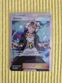 Guzma (Full Art) 143/147 SM Burning Shadows Ultra Rare Pokemon - Image 1
