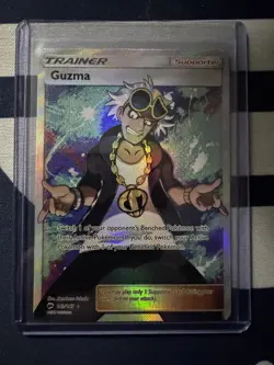 Guzma (Full Art) 143/147 SM Burning Shadows Ultra Rare Pokemon - Image 1