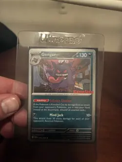 Pokemon TCG: Perfect Order - Gengar 50/88 GAMESTOP EXCLUSIVE RARE PROMO CARD - Image 1