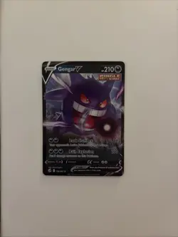 Pokemon TCG Gengar v Fusion Strike Ultra Rare Card Swsh08: 156/264 NM Condition - Image 1
