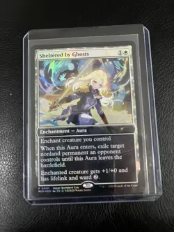 MTG Sheltered by Ghosts PROMO FOIL (Anime) - Image 1