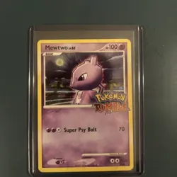 Pokemon 2009 TCG Mewtwo LV.65 Rumble Stamp Rare Card #9/16 HOLO BLEED 💎 - Image 1