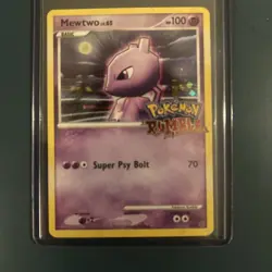 Pokemon 2009 TCG Mewtwo LV.65 Rumble Stamp Rare Card #9/16 HOLO BLEED 💎 - Image 2