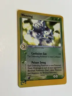 Pokemon TCG EX Ruby & Sapphire Weezing 24/109 English Reverse Holo Rare 2003 - Image 3