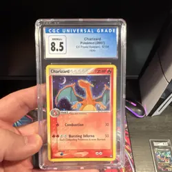 Pokemon TCG 2007 Charizard 6/108 EX Power Keepers Holo Rare CGC 8.5 English - Image 1