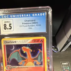 Pokemon TCG 2007 Charizard 6/108 EX Power Keepers Holo Rare CGC 8.5 English - Image 2