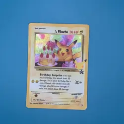 Pokemon Celebrations Birthday Pikachu 24/53 Classic Collection Holo Rare NM - Image 1