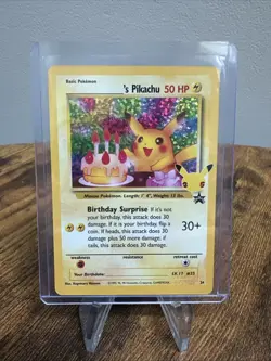 Pokemon Celebrations Classic Collection Birthday Pikachu 24/53 Holo NM 🔥📈 - Image 1