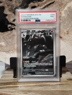 Pokemon PSA 9 MINT Houndoom 066/064 Shrouded Fable Illustration Rare - Image 1