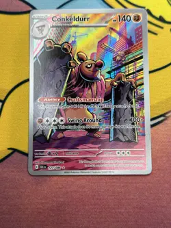 Pokemon TCG Conkeldurr 127/086 Black Bolt Set Near Mint - Image 3