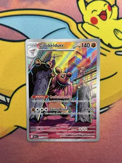 Pokemon TCG Conkeldurr 127/086 Black Bolt Set Near Mint - Image 5