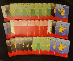 Lot of (40) Pokemon TCG 2021 25th Anniversary McDonald's Promo Packs - Image 1