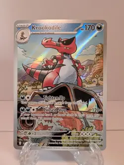 Pokemon TCG Krookodile 137/086 Illustration Rare Holo Black Bolt English NM/M - Image 1