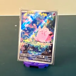 Pokemon TCG Clefairy 094/088 Illustration Rare Full Art Holo SV09 English - Image 2