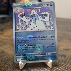 Beartic Master Ball Pattern Holo Rare 026/086 Sv: Black Bolt English Pokemon TCG - Image 1
