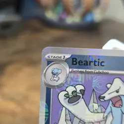 Beartic Master Ball Pattern Holo Rare 026/086 Sv: Black Bolt English Pokemon TCG - Image 2