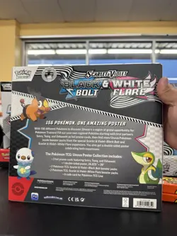 12 Pokemon Scarlet & Violet Black Bolt & White Flare Poster Collection Sealed - Image 3