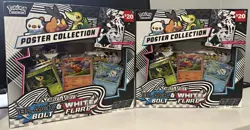 Pokemon TCG: (x2) Unova Poster Collection Black Bolt & White Flare Boxes-In Hand - Image 1