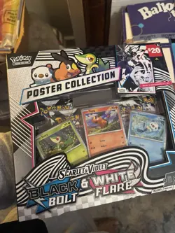 Pokemon White Flare Black Bolt Unova Poster Collection Case 6 Boxes NEW! - Image 2