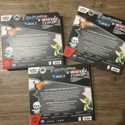 Pokemon TCG Black Bolt White Flare Poster Collection Lot Of 3 Sealed New! - Image 2
