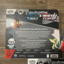 Pokemon TCG Black Bolt White Flare Poster Collection Lot Of 3 Sealed New! - Image 3