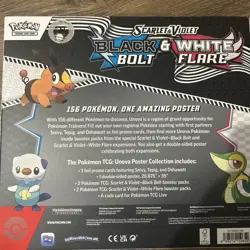 Pokemon TCG Black Bolt White Flare Poster Collection Lot Of 3 Sealed New! - Image 4
