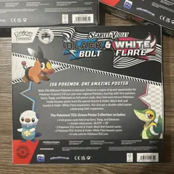 Pokemon TCG Black Bolt White Flare Poster Collection Lot Of 3 Sealed New! - Image 5