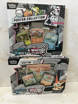 Pokemon Black Bolt and White Flare Victini Illustration And Poster Collection - Image 1