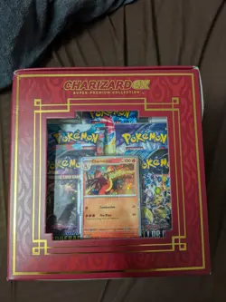 Pokemon Charizard ex Super-Premium Collection Box Promo Booster English - Image 3