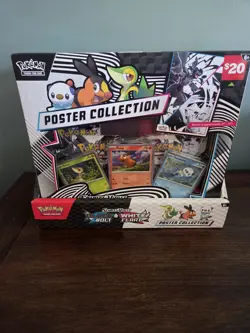 Pokemon Unova Poster Collection Black Bolt White Flare X 6 - Opened Case 6 pack - Image 1