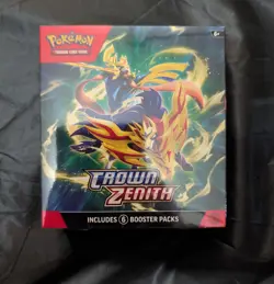 Pokemon TCG: Sword & Shield Crown Zenith Booster Bundle - New/Sealed 820650858963 - Image 1
