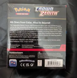 Pokemon TCG: Sword & Shield Crown Zenith Booster Bundle - New/Sealed 820650858963 - Image 2