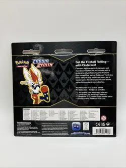 Pokemon Crown Zenith Pin Collection - Cinderace - Factory Sealed - Image 2