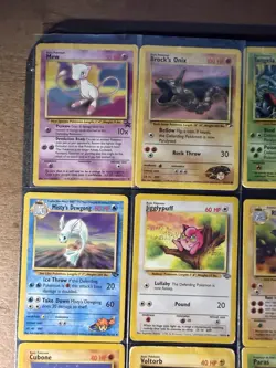 Pokemon TCG 15-Card Lot WOTC 1999 Vintage Base/Jungle/Fossil Mew Onix - Image 4