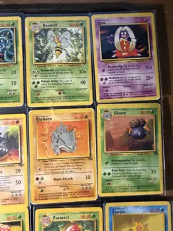 Pokemon TCG 15-Card Lot WOTC 1999 Vintage Base/Jungle/Fossil Mew Onix - Image 5