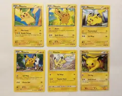 Nintendo Pokemon TCG Pikachu 6-Card Lot B&W/XY English Regular Basic #50/149 - Image 1