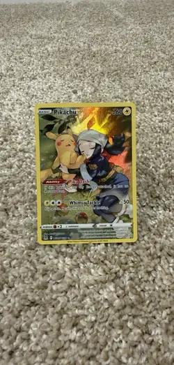 Pokemon Pikachu TCG TG05/TG30 Swsh11: Lost Origin Trainer Gallery Holo Card - Image 1
