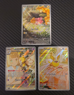 Pokemon TCG English, 3 Card Lot Of Beautiful Full Holo Illustration Rares - Image 1