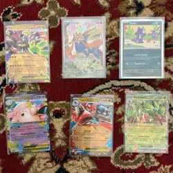 Mega Lucario EX, Zacian IR, Toxel promo 6-Card Pokemon TCG Lot Holo English - Image 1