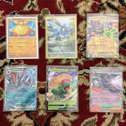 Galarian Gallery Riolu, N's Zoroark GX, Appletun V 6-Card Pokemon TCG Lot Holo - Image 1