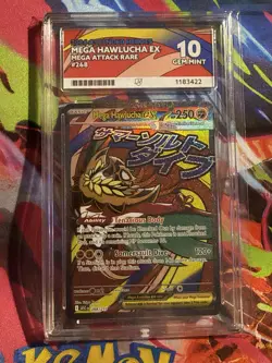 Pokemon TCG Ascended Heroes Mega Hawlucha EX 268/217 Holo 2025 PSA 10 - Image 1